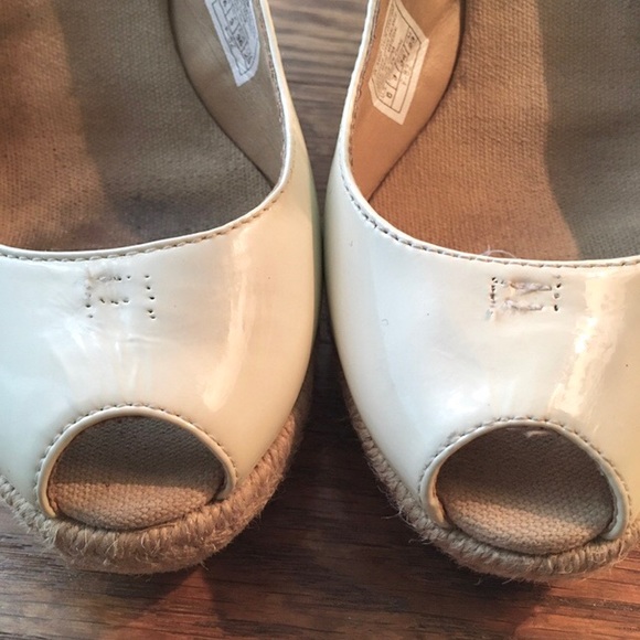 White/Cream wedge shoe - Picture 10 of 10